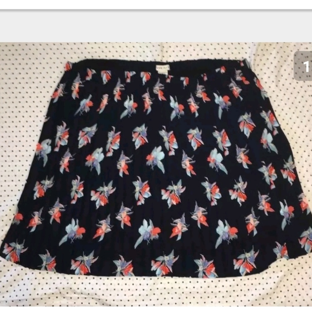 NWT Ava & Viv Pleated Skirt 4x - Picture 1 of 2